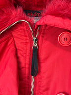 Akademiks Y2K Fur Collar Bomber Jacket