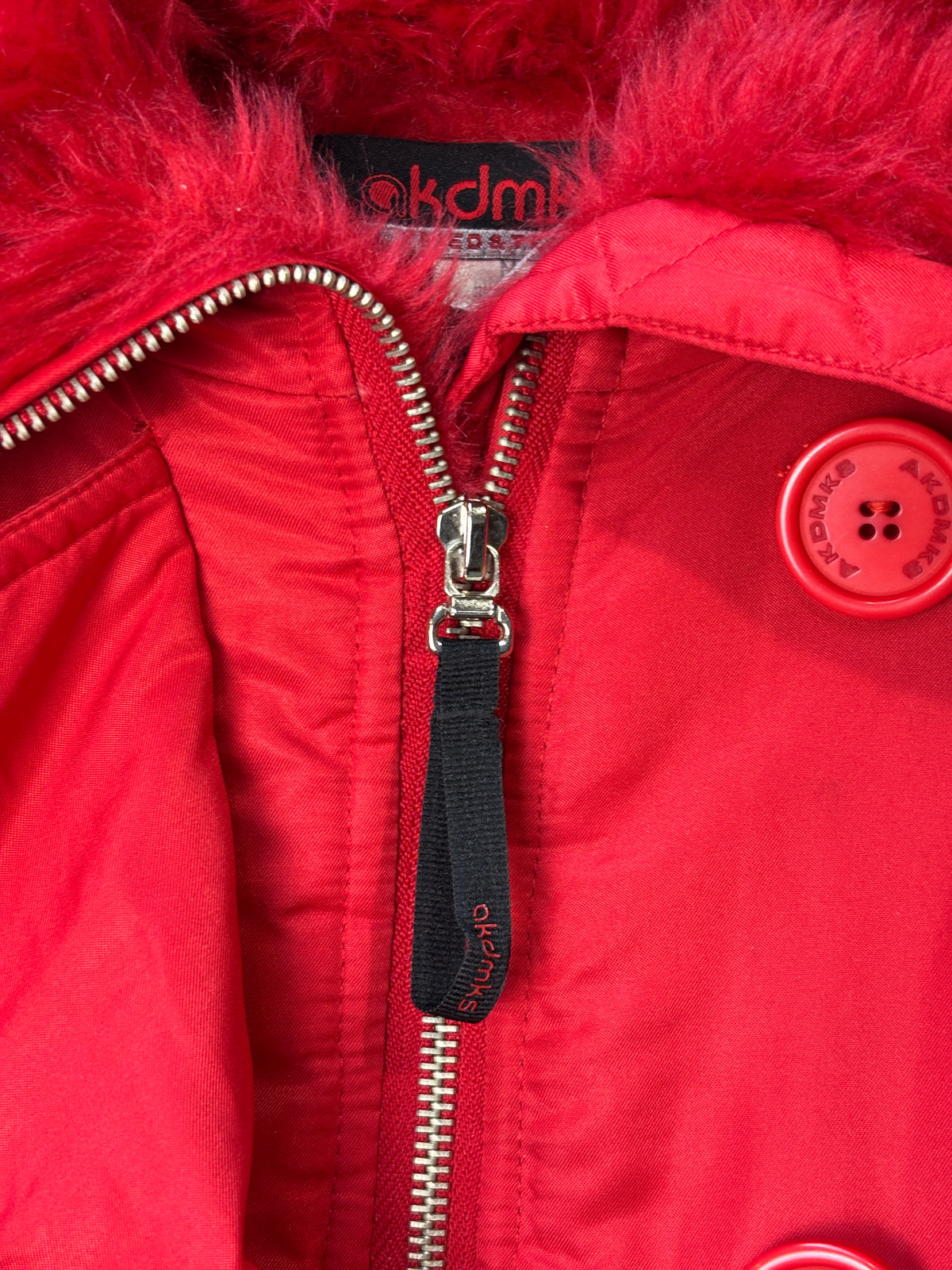 Akademiks Y2K Fur Collar Bomber Jacket