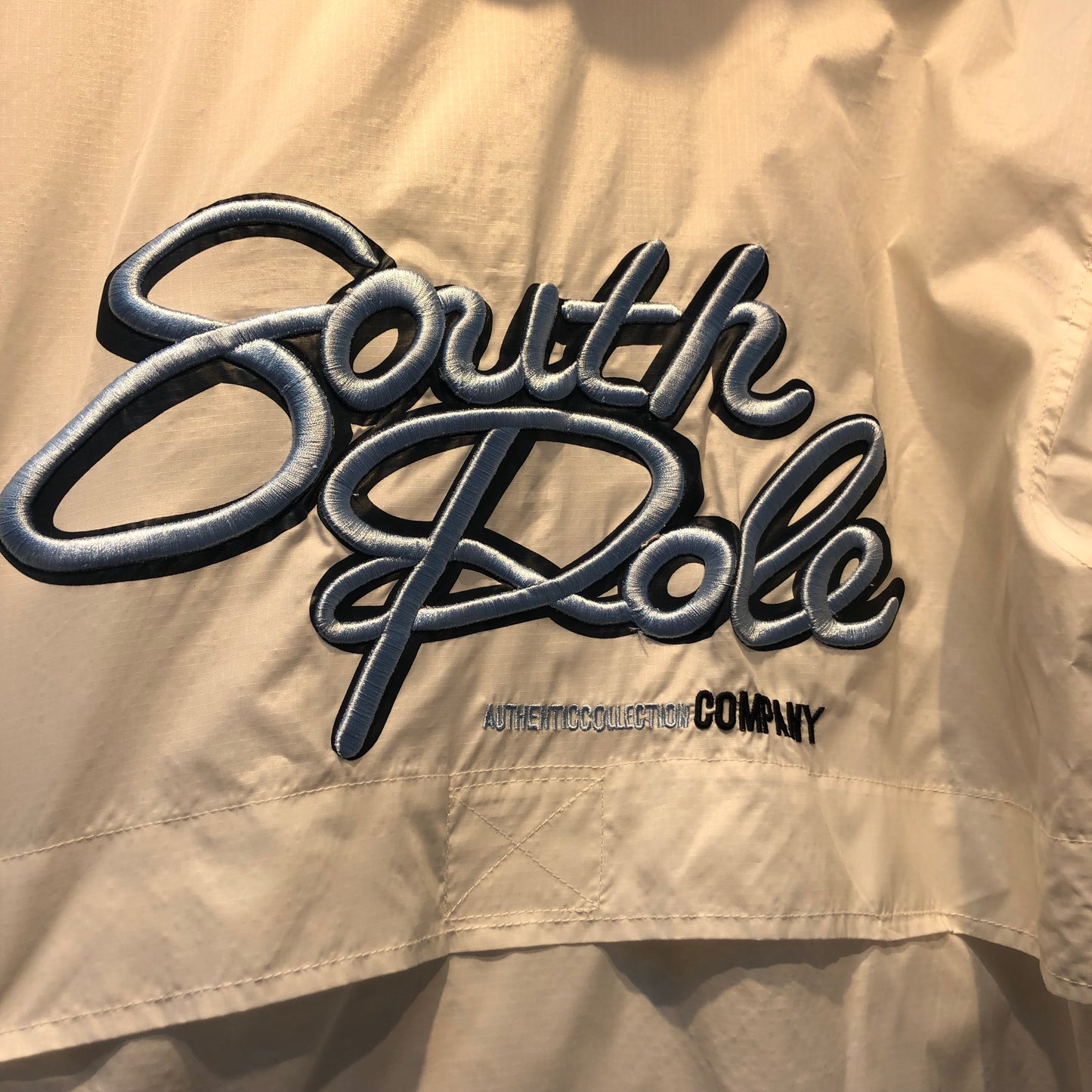 Vintage South Pole White Windbreaker Jacket