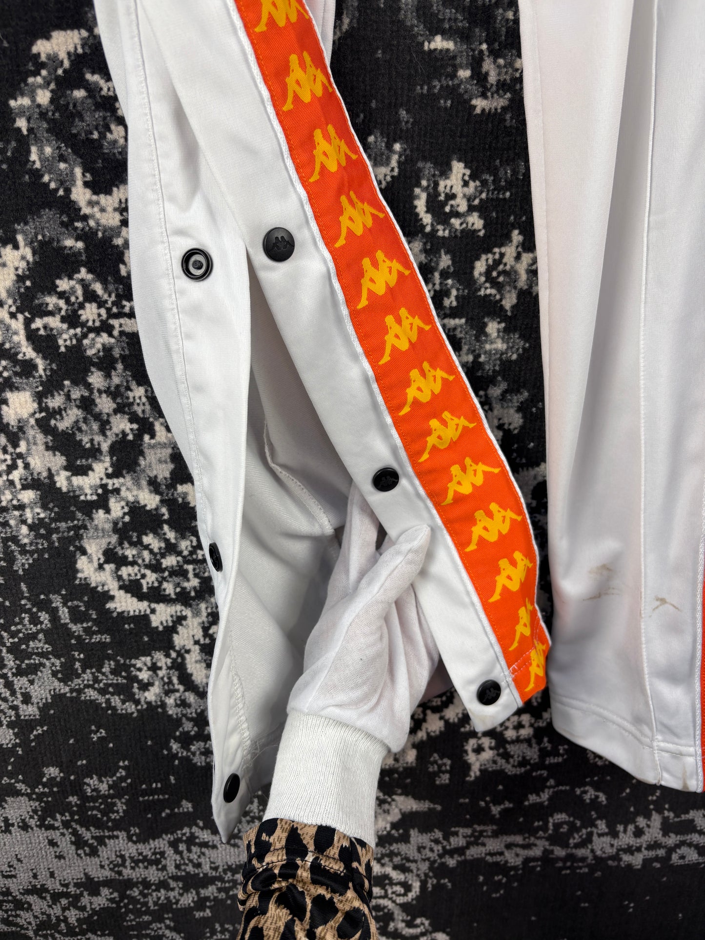 Men's Vintage Kappa White Track Pants