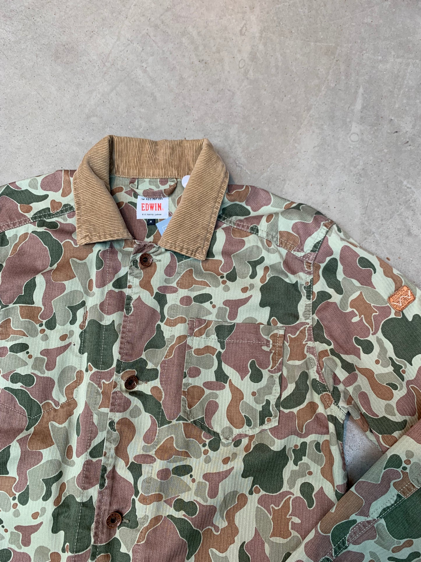 Edwin Army Print Jacket