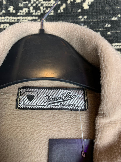 Y2K Women’s Cream Velvet Zip Up Jacket