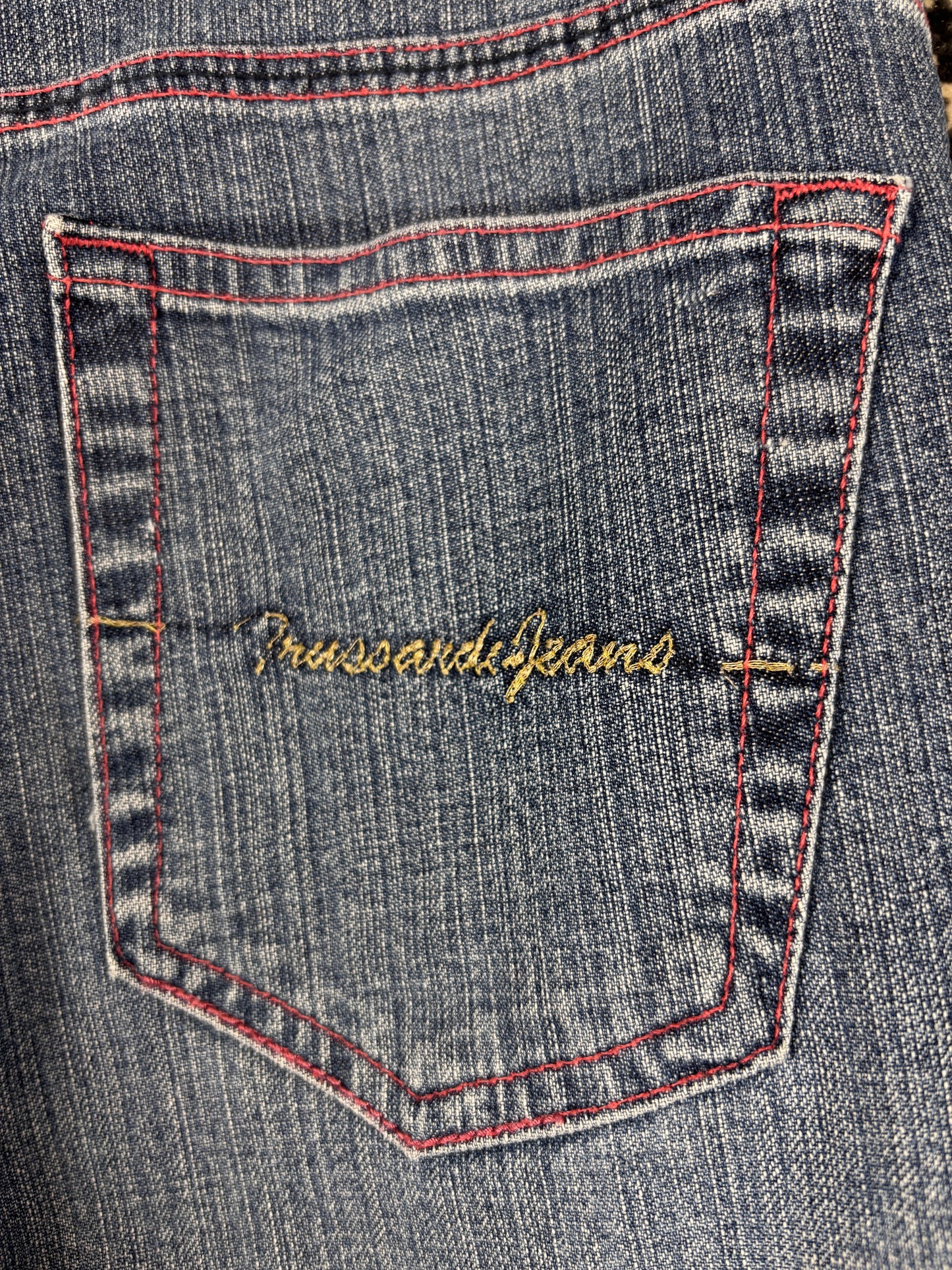 Womens Y2K Blue Denim Jeans