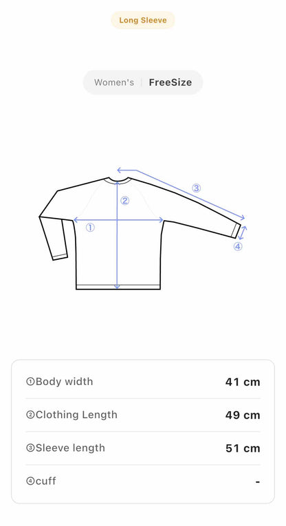 Blue Tower Barcelona Y2K Pop Art Graphic Long Sleeve Top