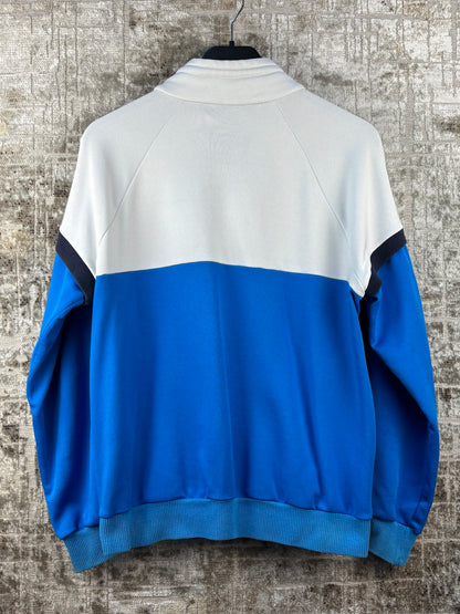 Mens Vintage Adidas Blue White Track Jacket