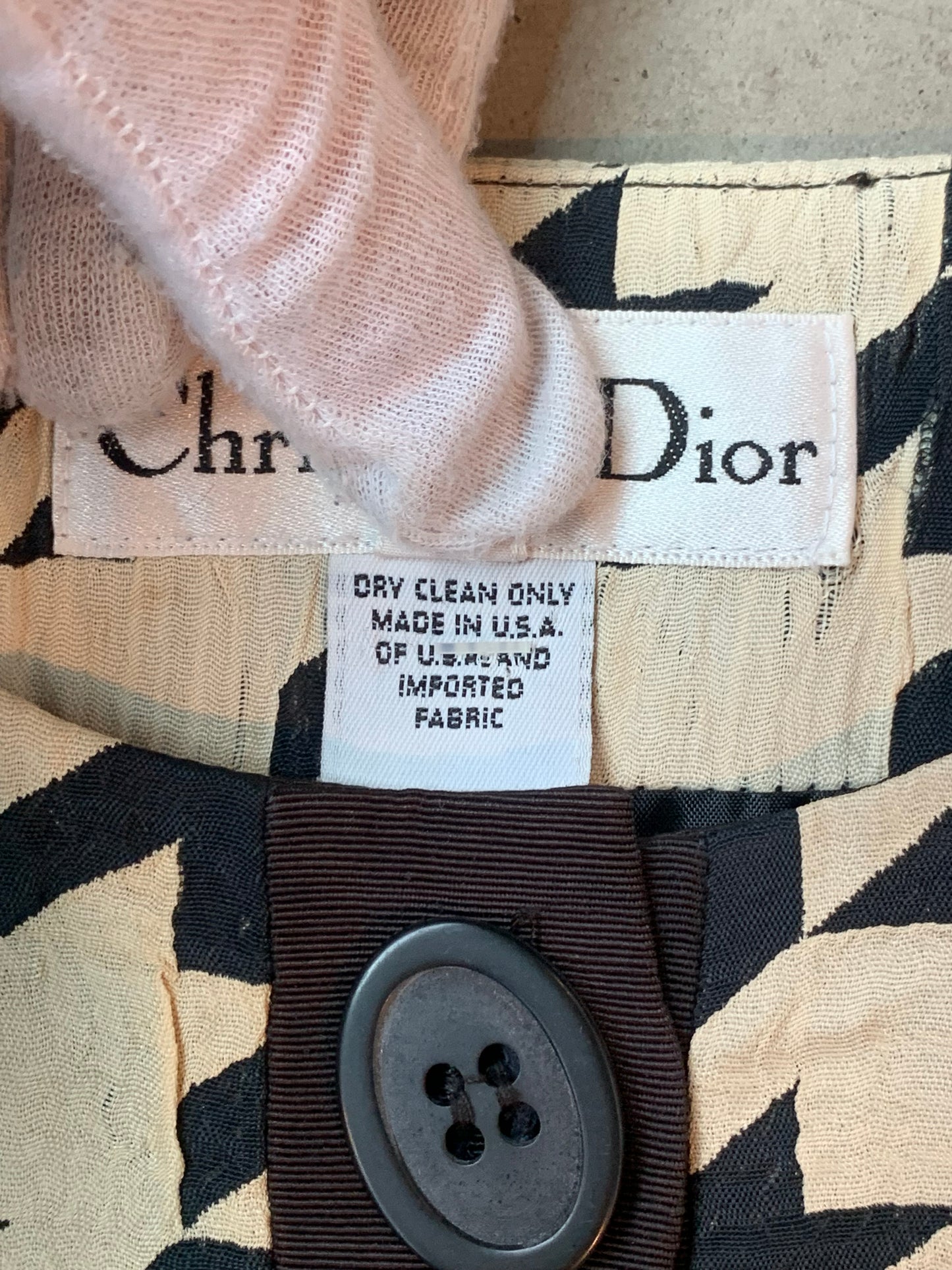 Womens Christian Dior Blazer