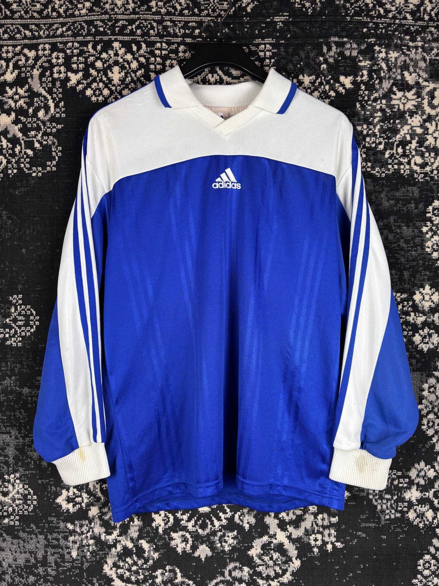 Men's Vintage Adidas Blue Longsleeve Jersey