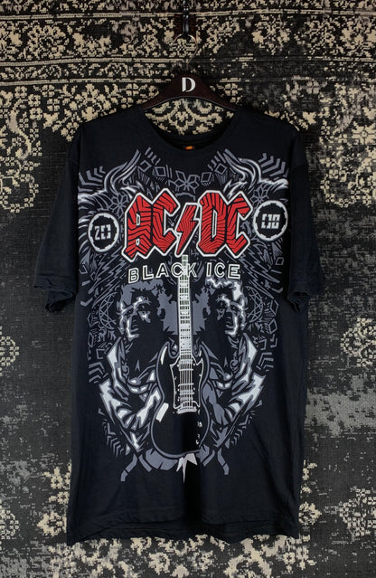 Men's Vintage AC/DC Black Ice Band T-Shirt