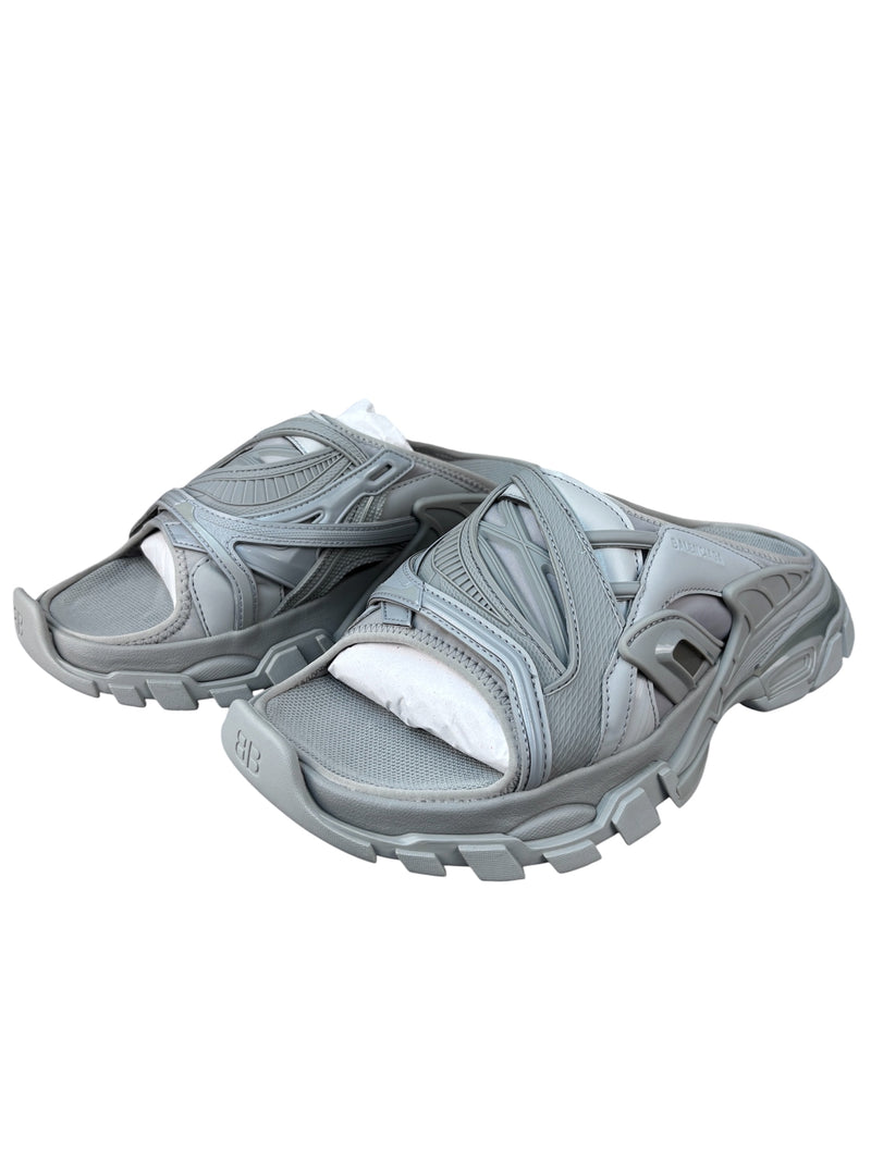 Balenciaga Track Grey Slide Sandals