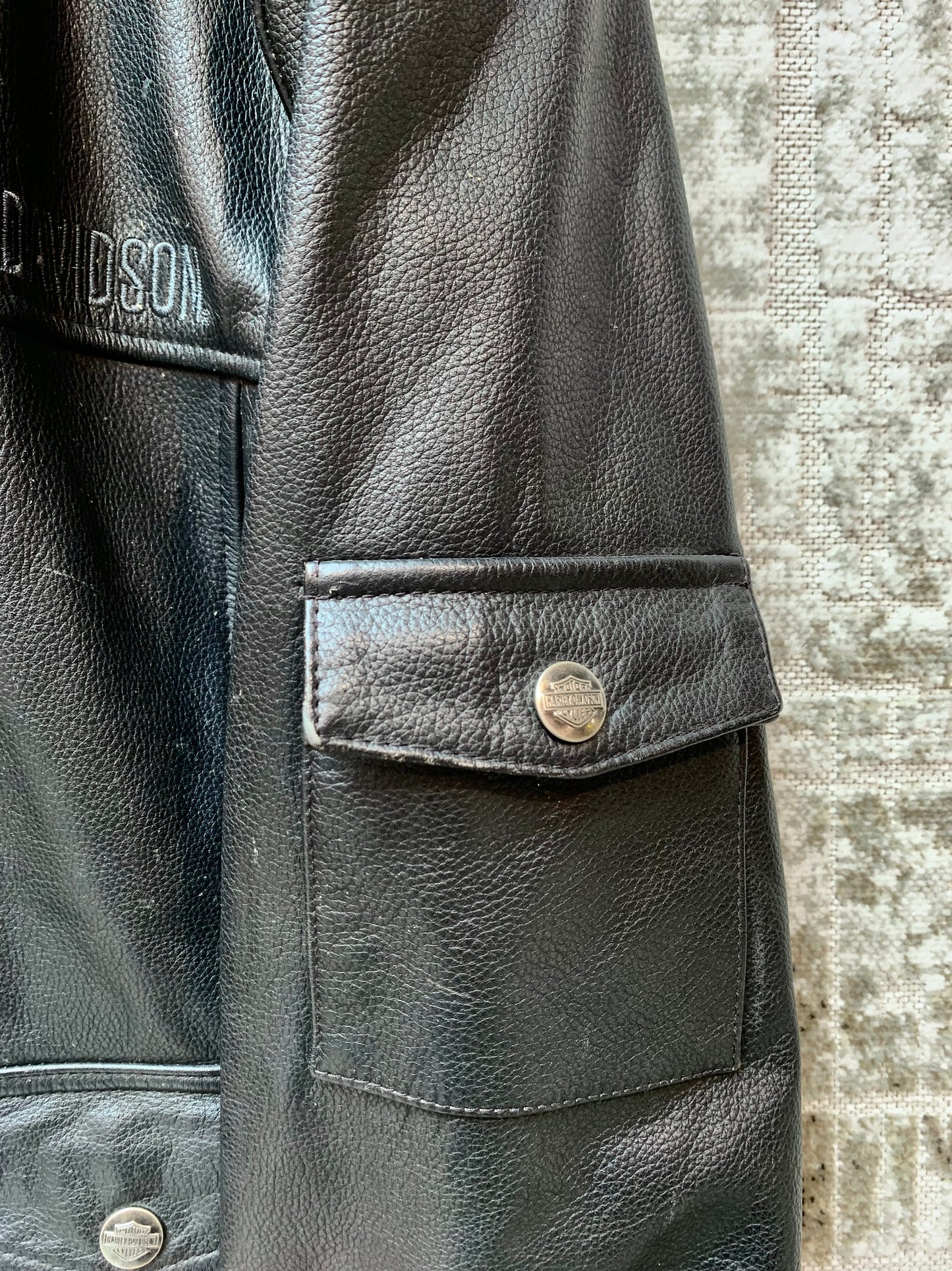 Harley-Davidson Leather Bomber Jacket
