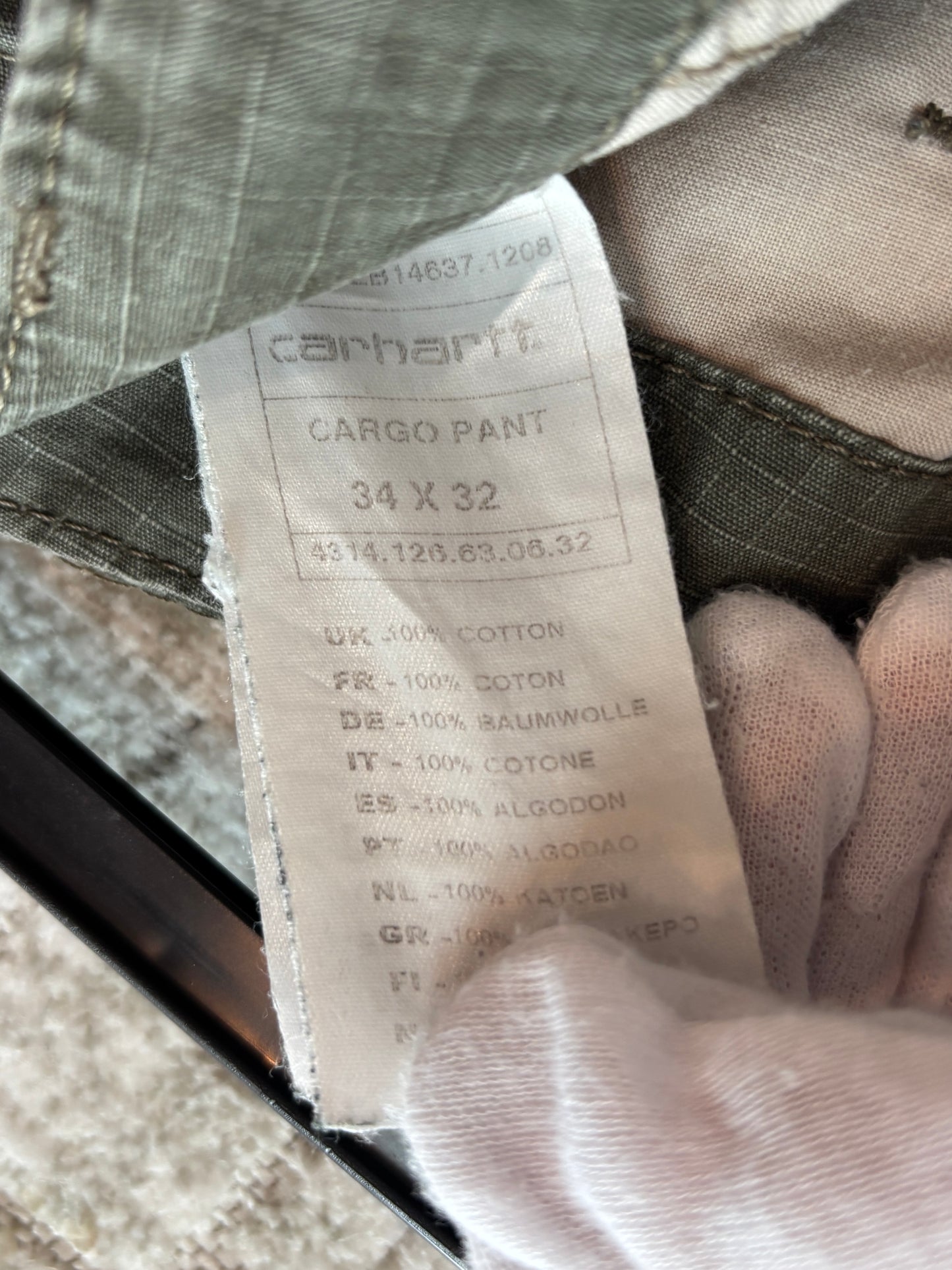 Men's Vintage Carhartt Khaki Cargo Shorts