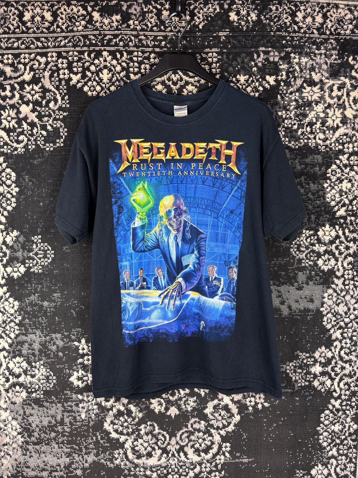 Megadeth "Rust In Peace" 20th Anniversary 1990–2010 Tour T-Shirt