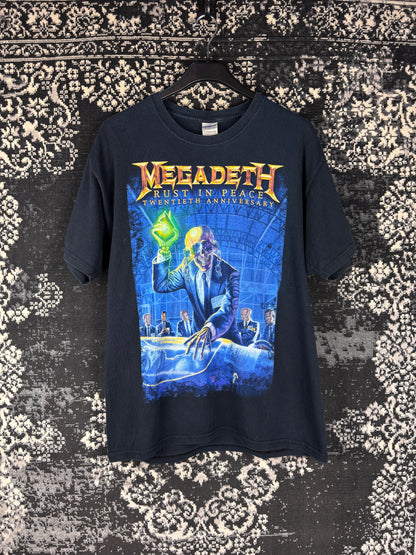 Megadeth "Rust In Peace" 20th Anniversary 1990–2010 Tour T-Shirt