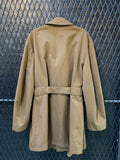 Vintage Brown Belted Trench Coat