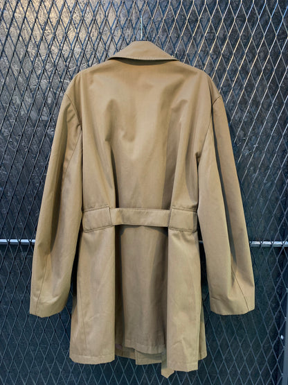 Vintage Brown Belted Trench Coat