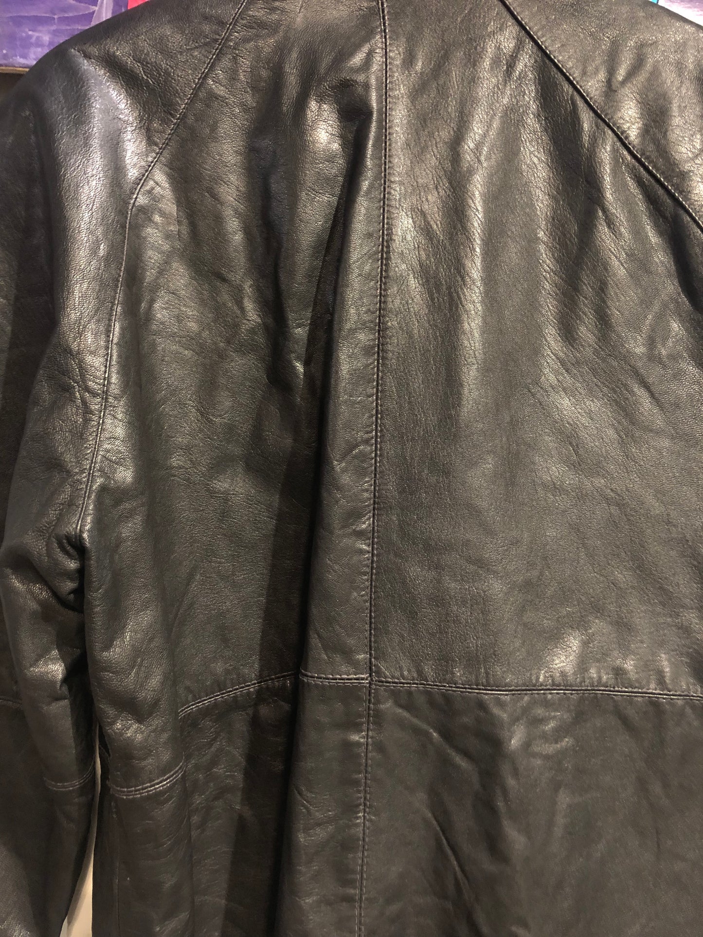 Vintage Black Leather Jacket