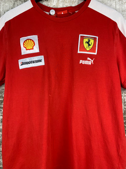 Mens Puma Ferrari Red T Shirt