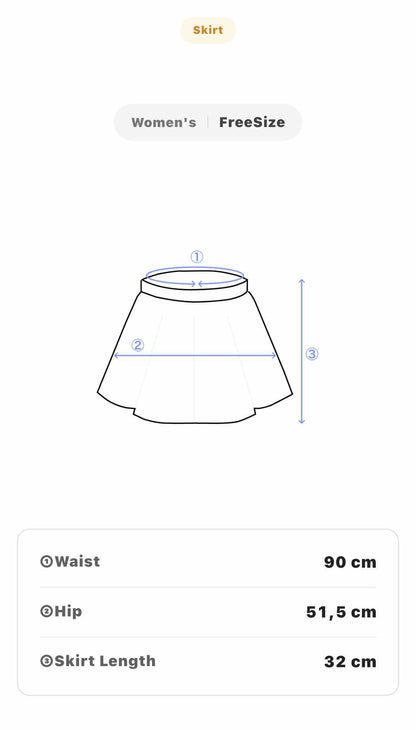 Grommet Cross-Strap Mini Skirt
