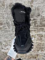 Balenciaga Track Hike Black Fur Boots