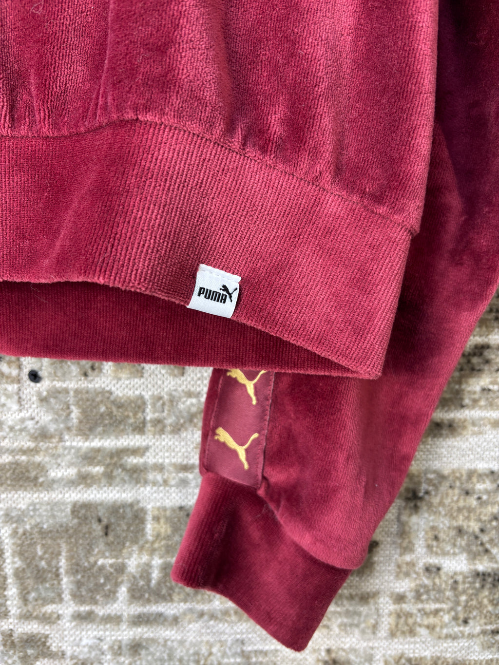 Puma Velour Zip Track Jacket