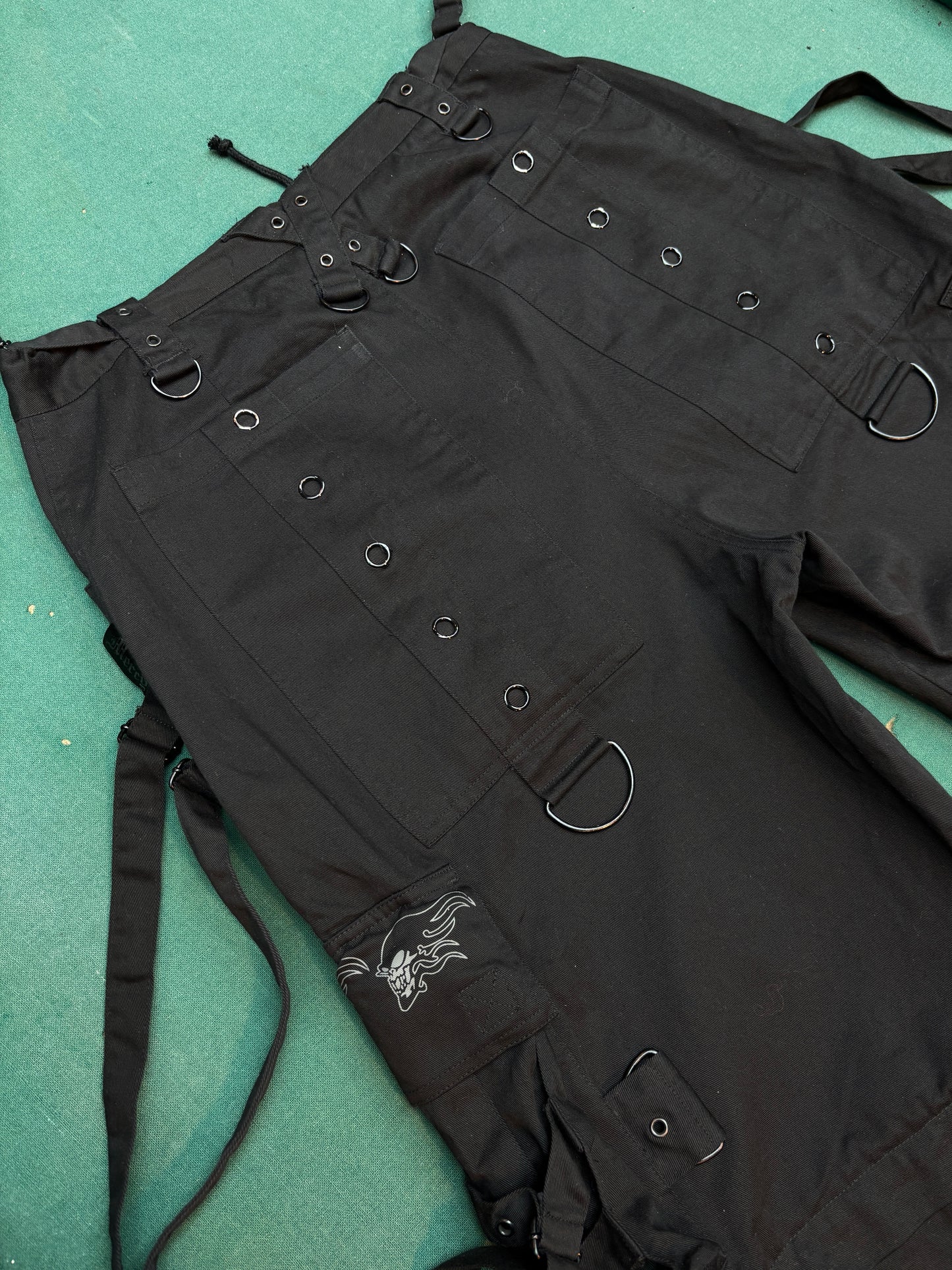 Vintage Tripp NYC Black Baggy Tech Cargo Pants