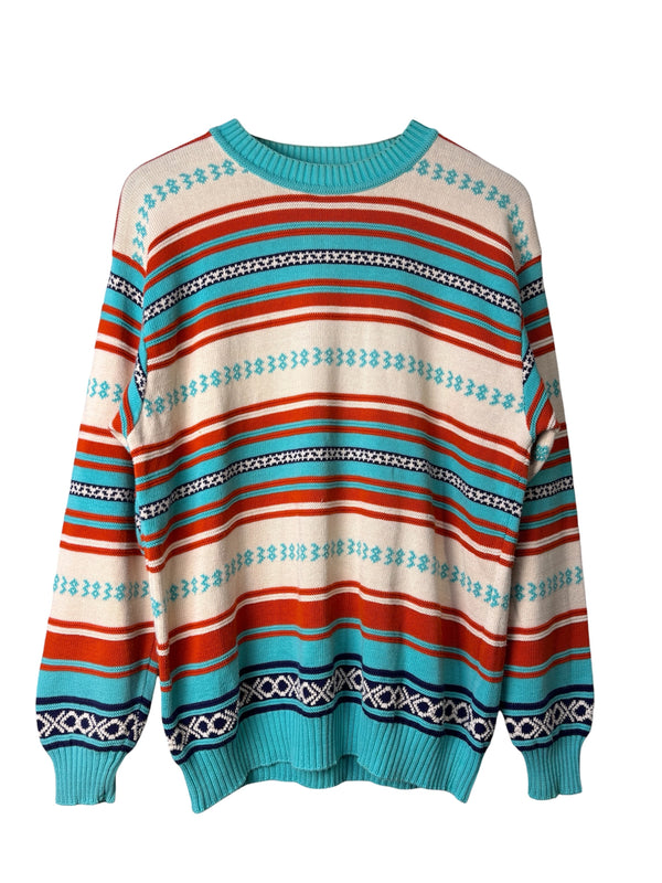 United Colors of Benetton Southwestern Stripe Sweater