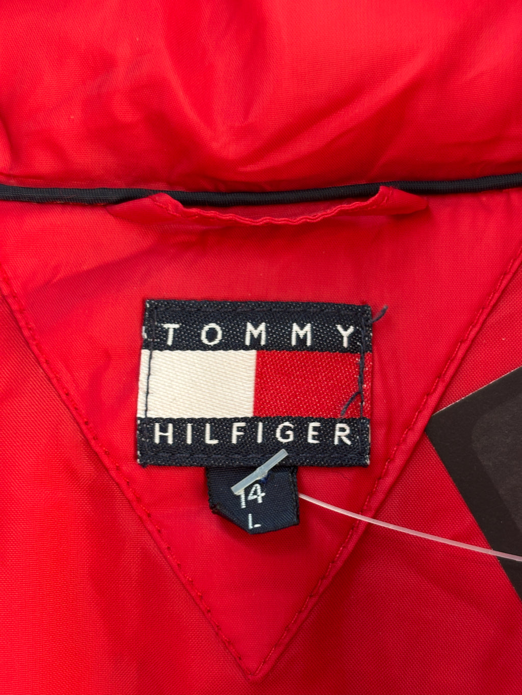 Women's Tommy Hilfiger Red Puffer Jacket