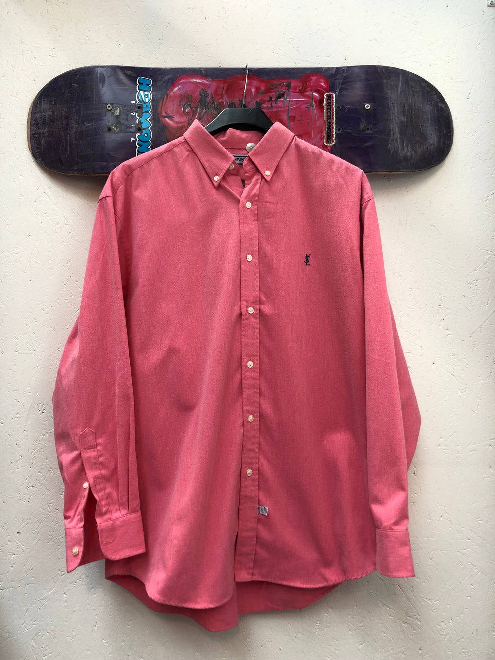 Yves Saint Laurent Pink Button Up Shirt