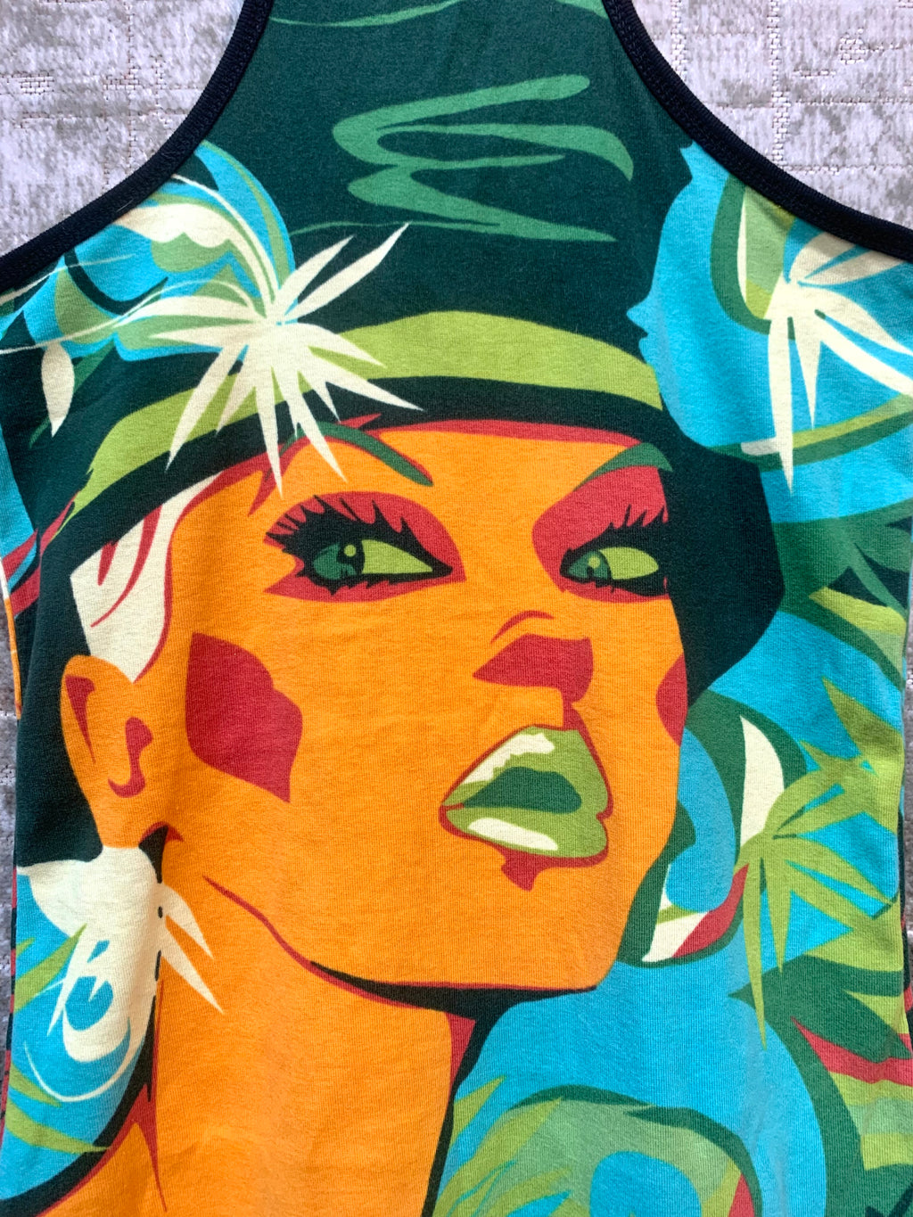 Custo Barcelona Y2K Pop Art Tank Top