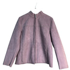 Casual Club Faux Suede Shearling-Lined Jacket