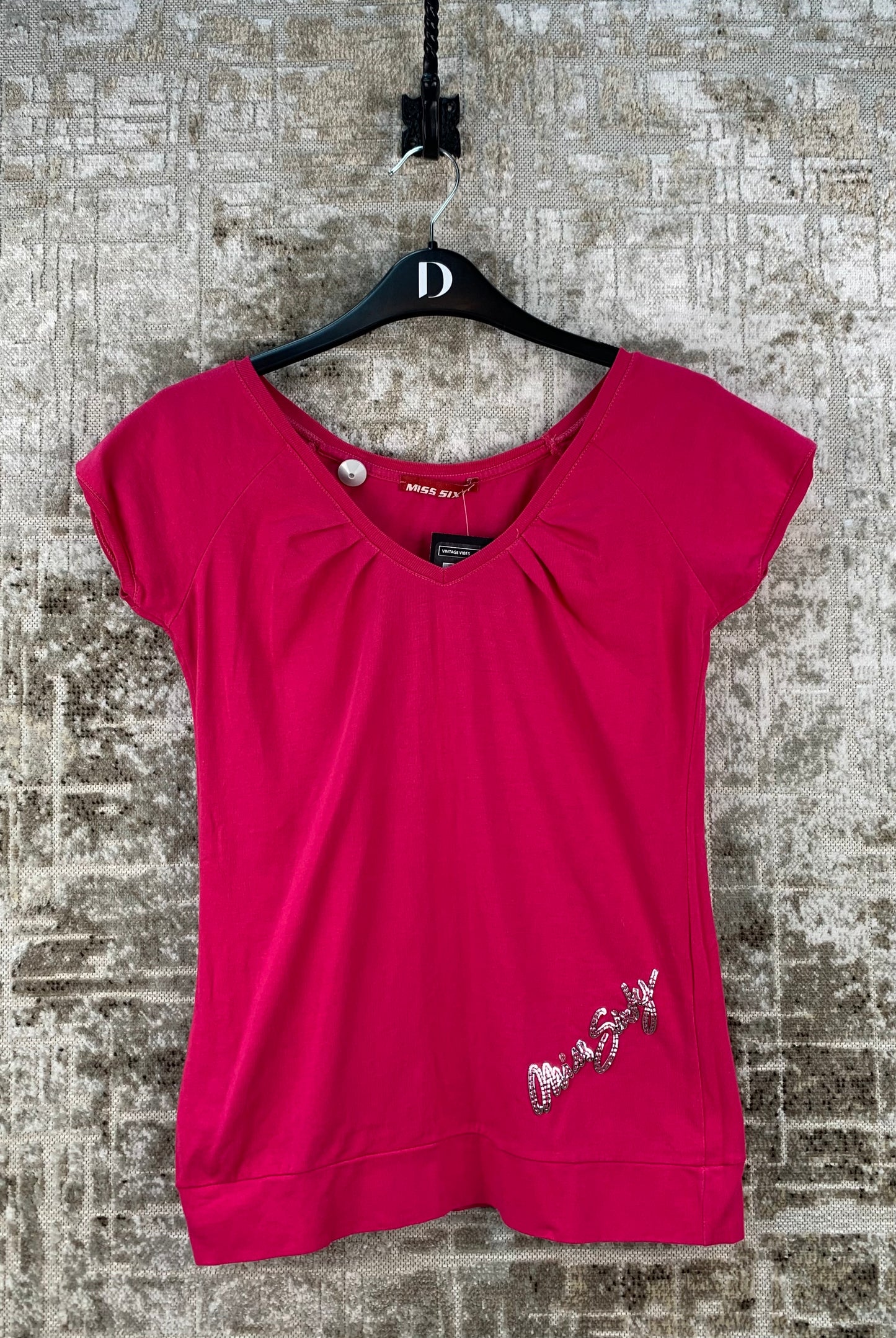 Womens Y2K Miss Sixty Pink Top
