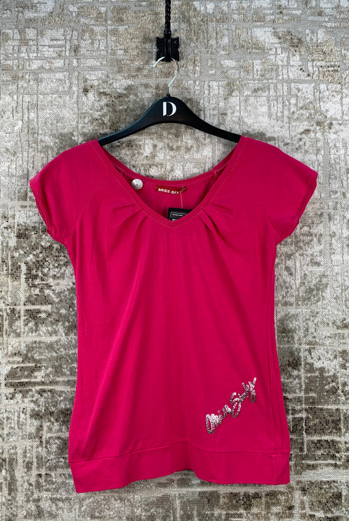 Womens Y2K Miss Sixty Pink Top
