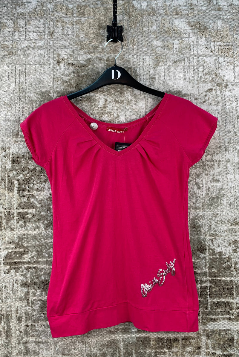 Womens Y2K Miss Sixty Pink Top