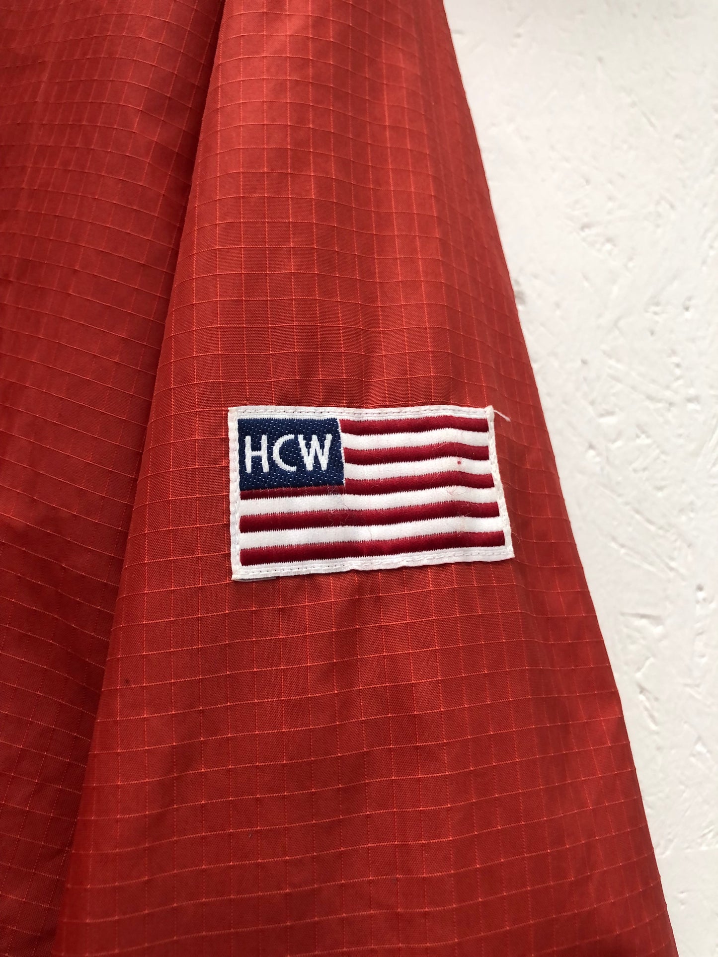 Vintage HCW Red Pullover Windbreaker Jacket