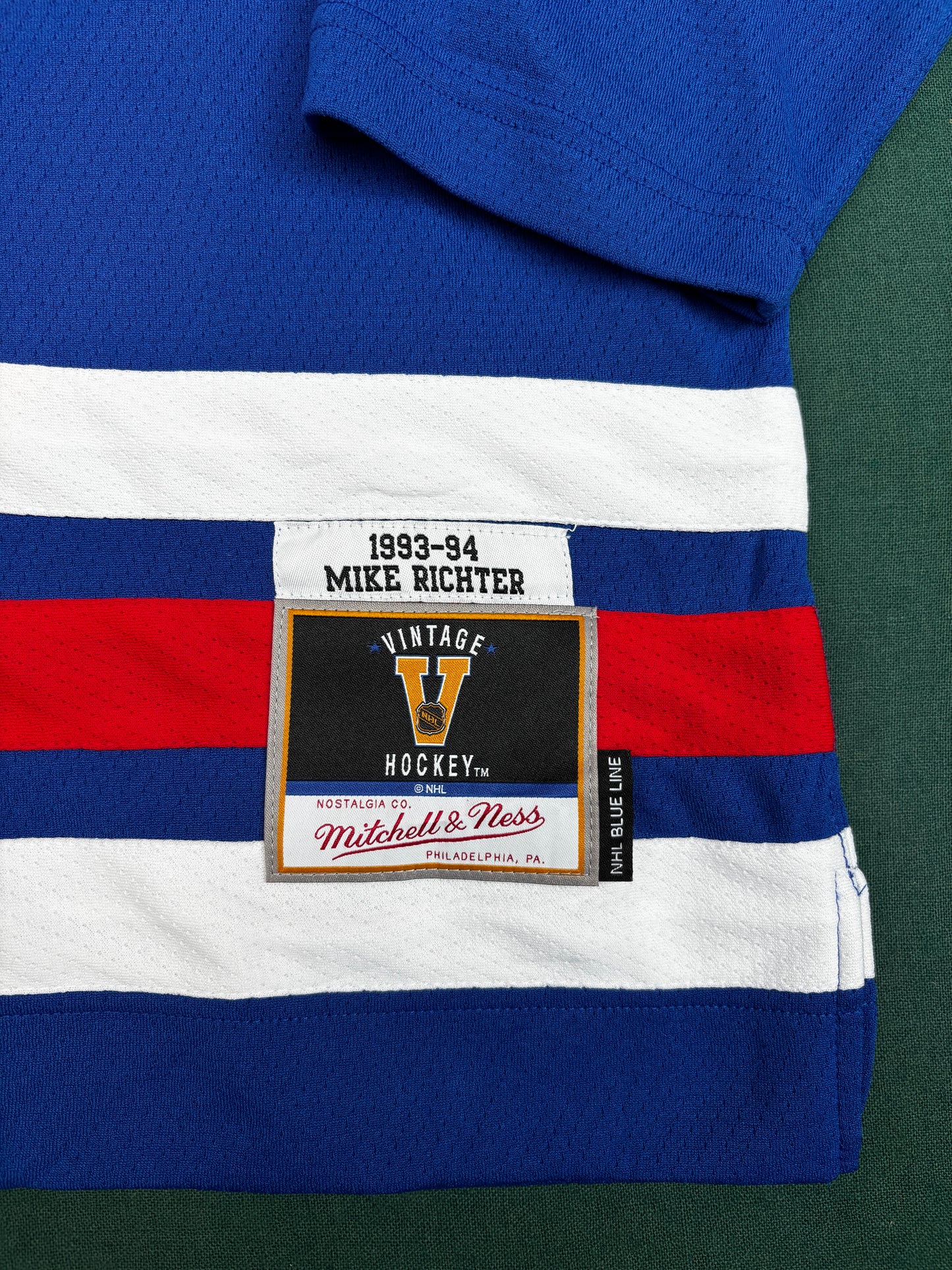 Mitchell & Ness 1993-94 Mike Richter Rangers Jersey