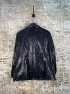 Womens Vintage Y2K Black Snakeskin Style Jacket