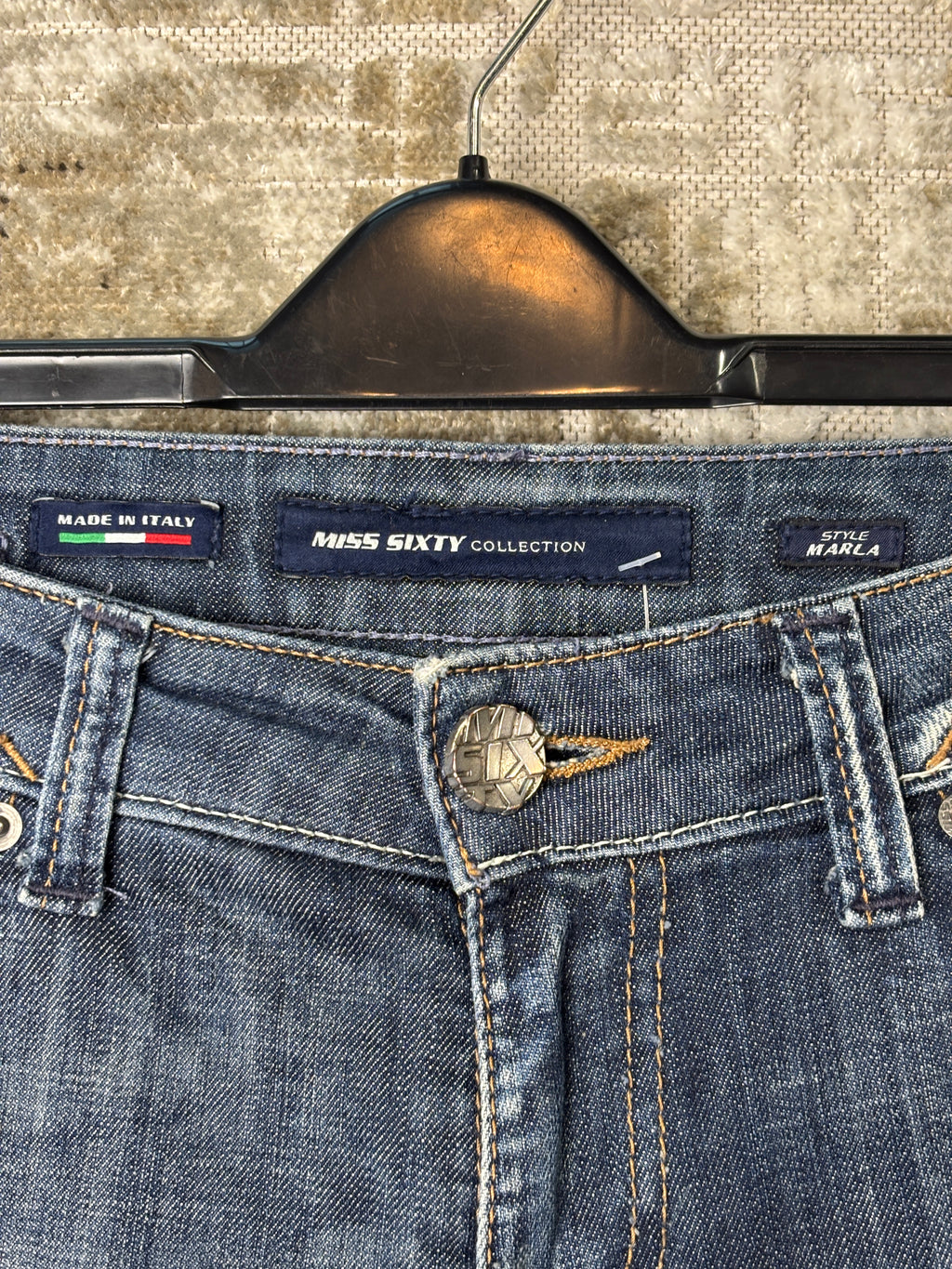 Miss Sixty Marla Y2K Straight Leg Jeans