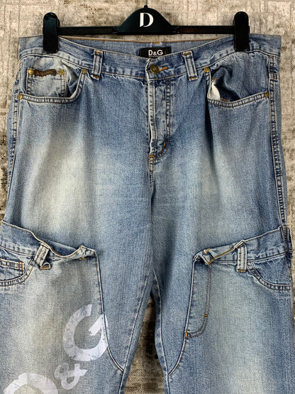 Men's Vintage Dolce&Gabbana Light Wash Denim Jeans