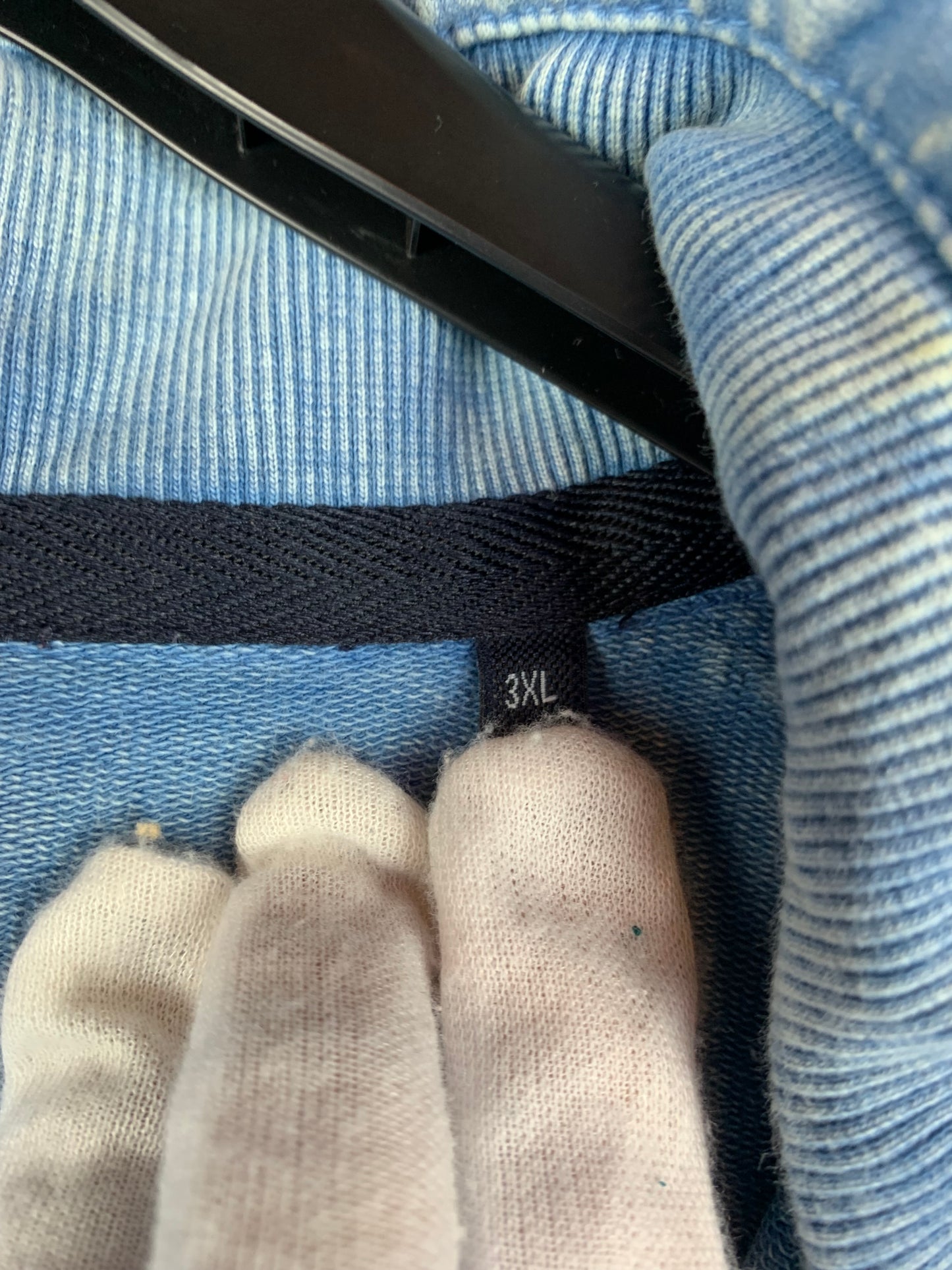 Men’s Vintage Engbers Blue 3XL Longsleeve Polo Jumper