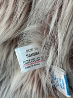 TodaysWoman Y2K Penny Lane Faux Fur Trim Jacket
