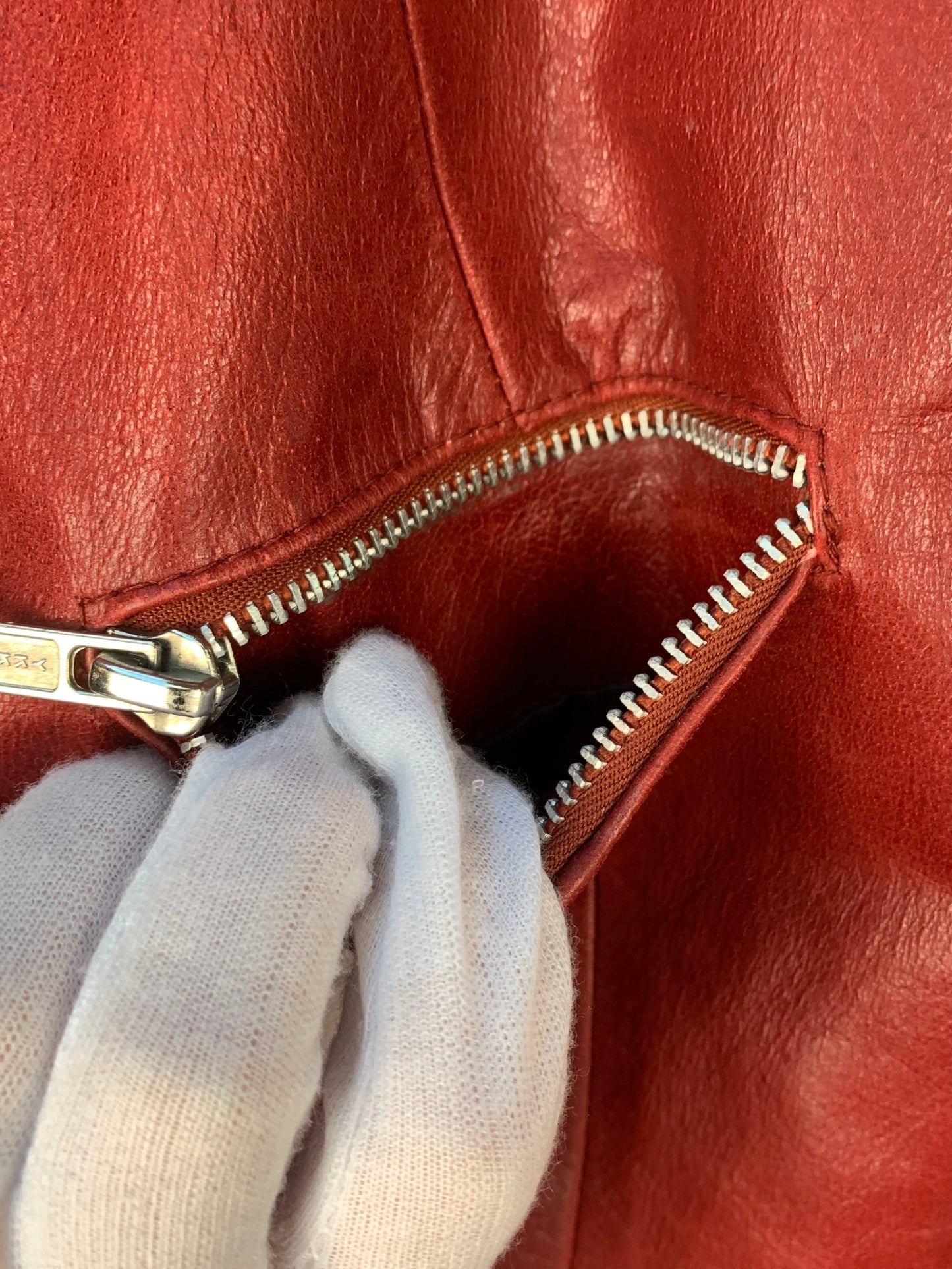 Women's Dark Red Leather Jacket