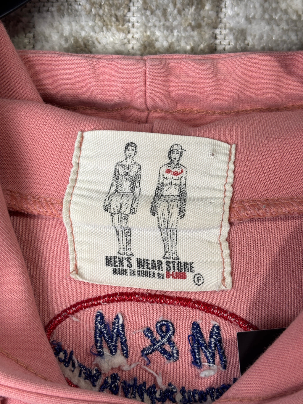 M&M's Pink Taped Sleeve Hoodie