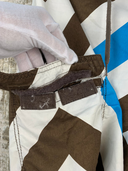 BillaBong Blue White and Brown Design Shorts