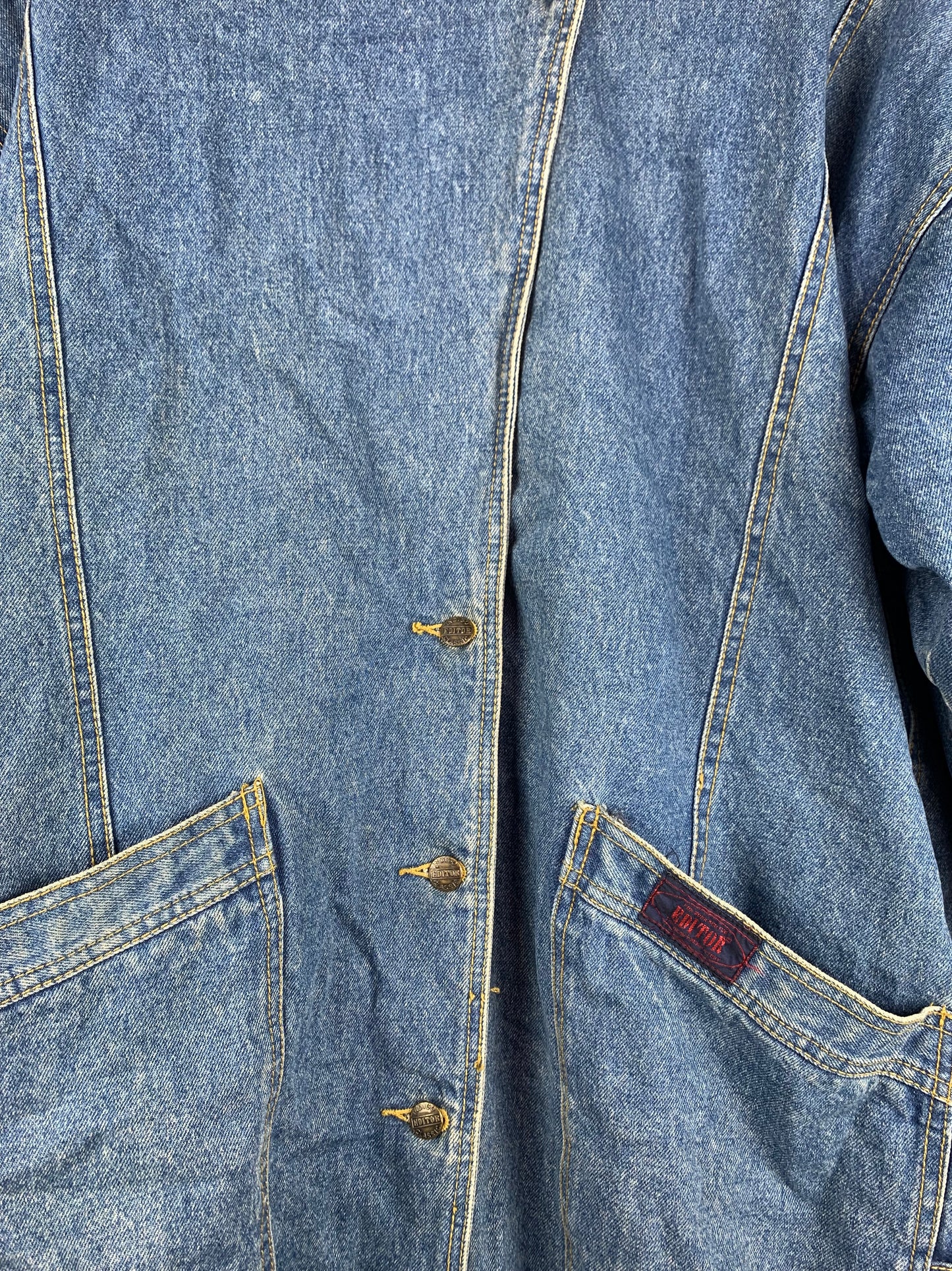 Vintage Editor Heavy Denim Coat