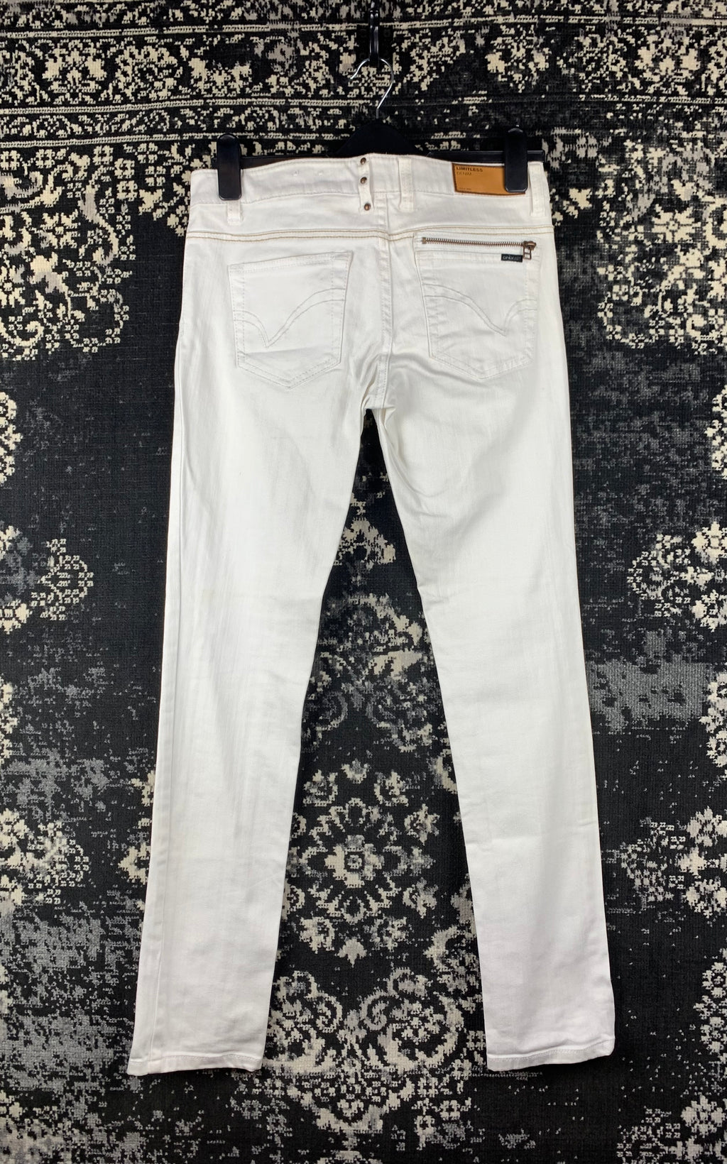 Women's ONLY White Low Waist Skinny Jeans