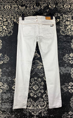 Women's ONLY White Low Waist Skinny Jeans