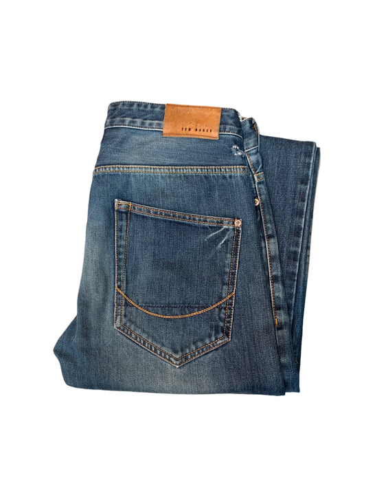 Ted Baker Men’s Classic Fit Straight Leg Jeans
