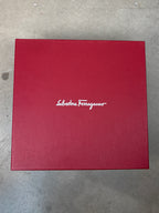 Ferragamo Gancini Logo Detail Black Chelsea Boots