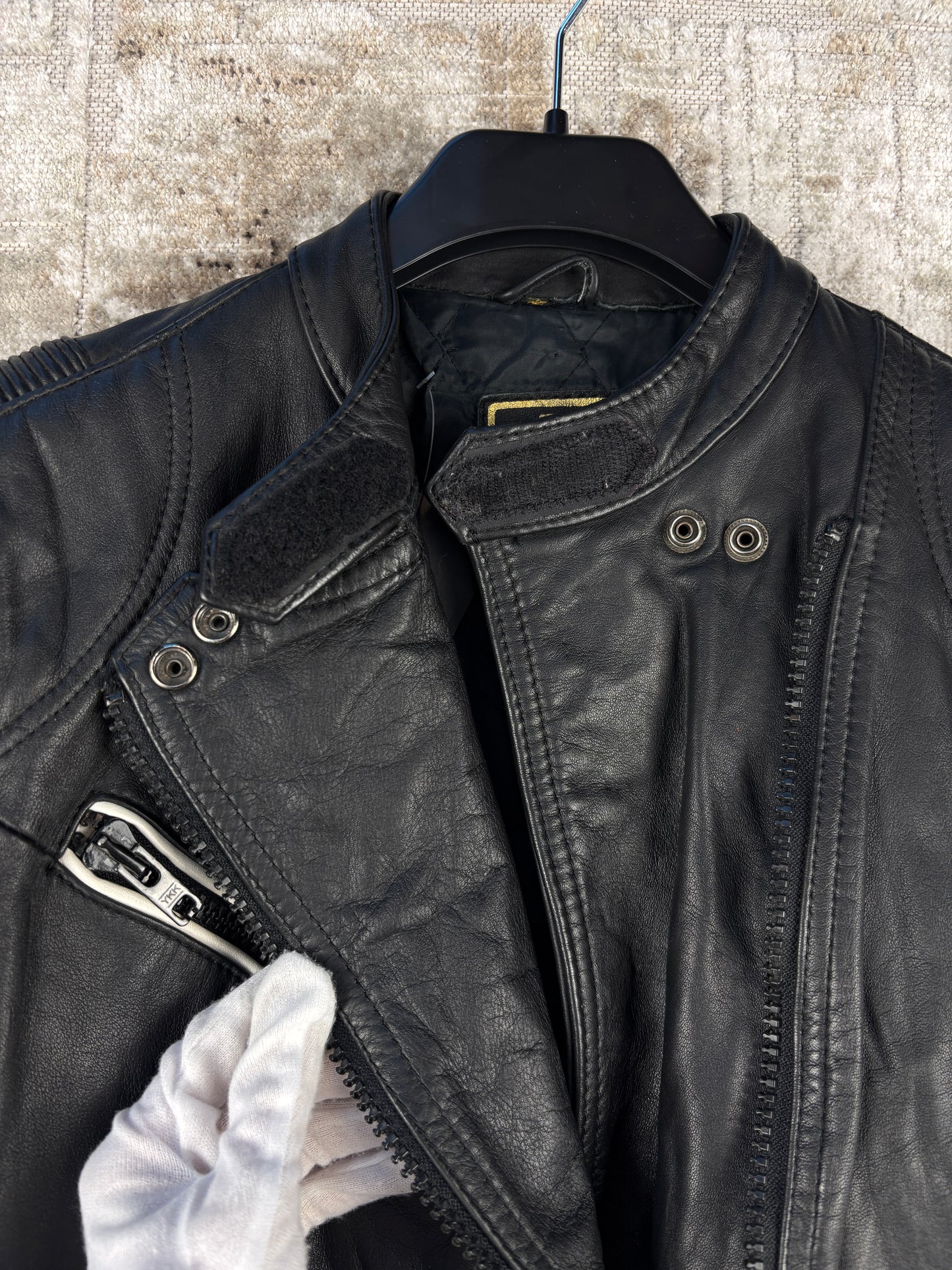 Men's Vintage Biker Leather Jacket