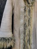 Womens Y2K Fur Coat